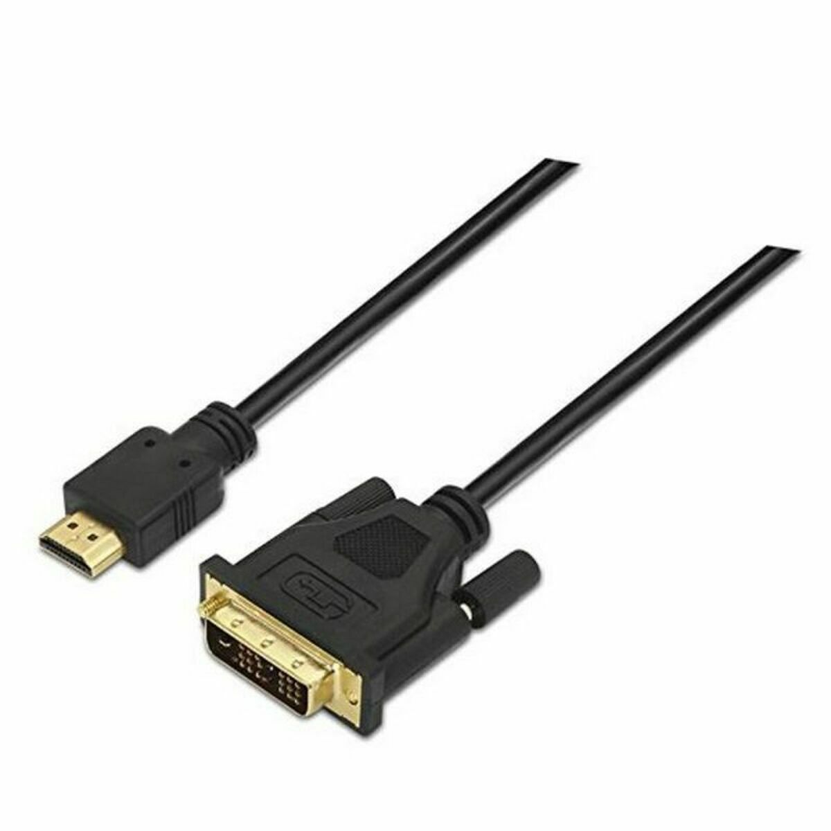 Kabel HDMI till DVI NANOCABLE 10.15.0502 1,8 m Svart 1,8 m - 2
