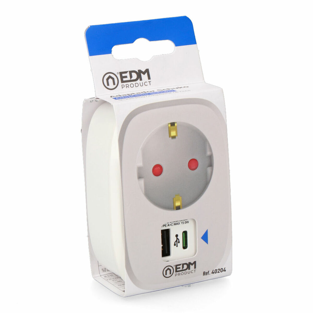 Plug Adapter EDM 40204 Vit