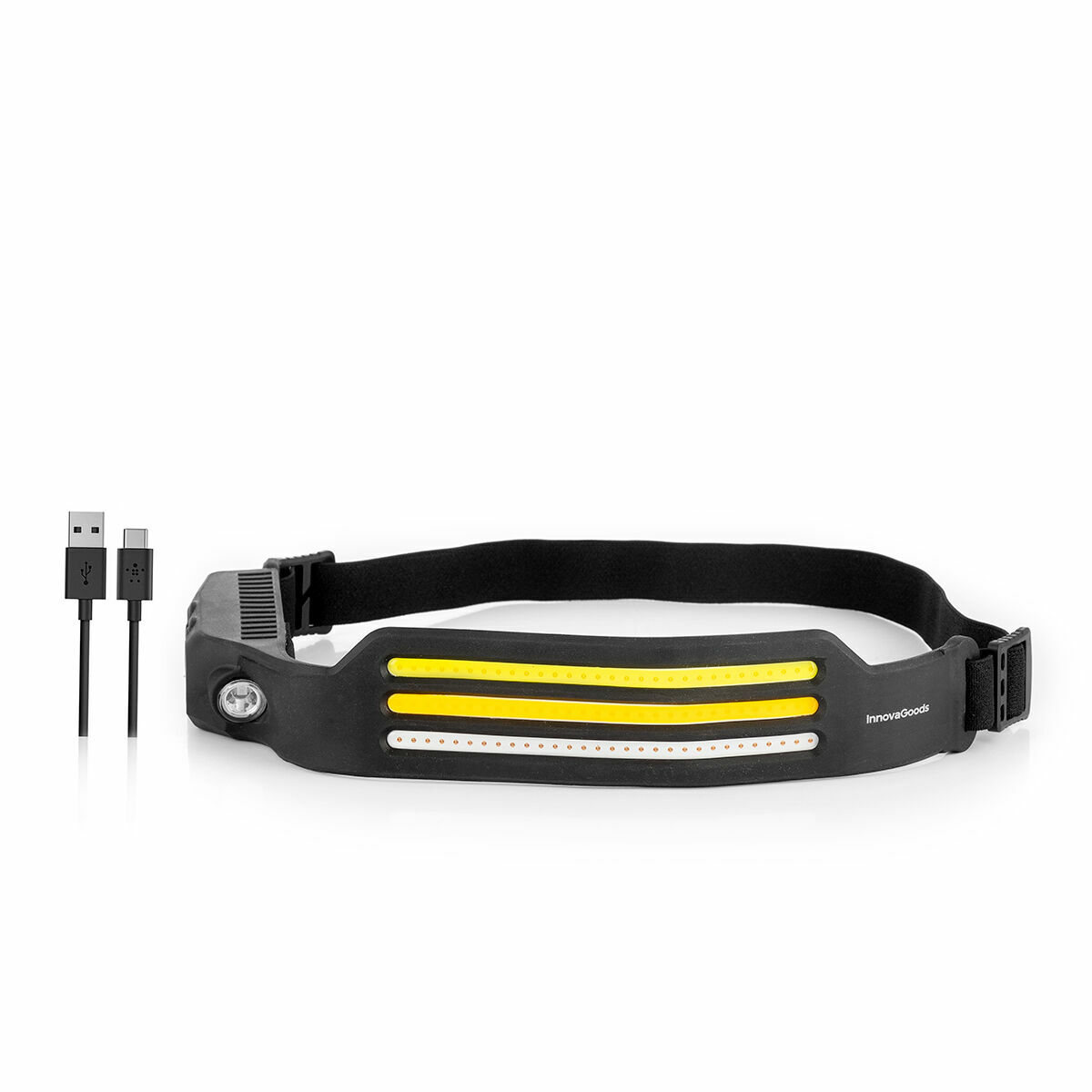 Laddningsbar och justerbar LED-pannlampa Recobright InnovaGoods - 5