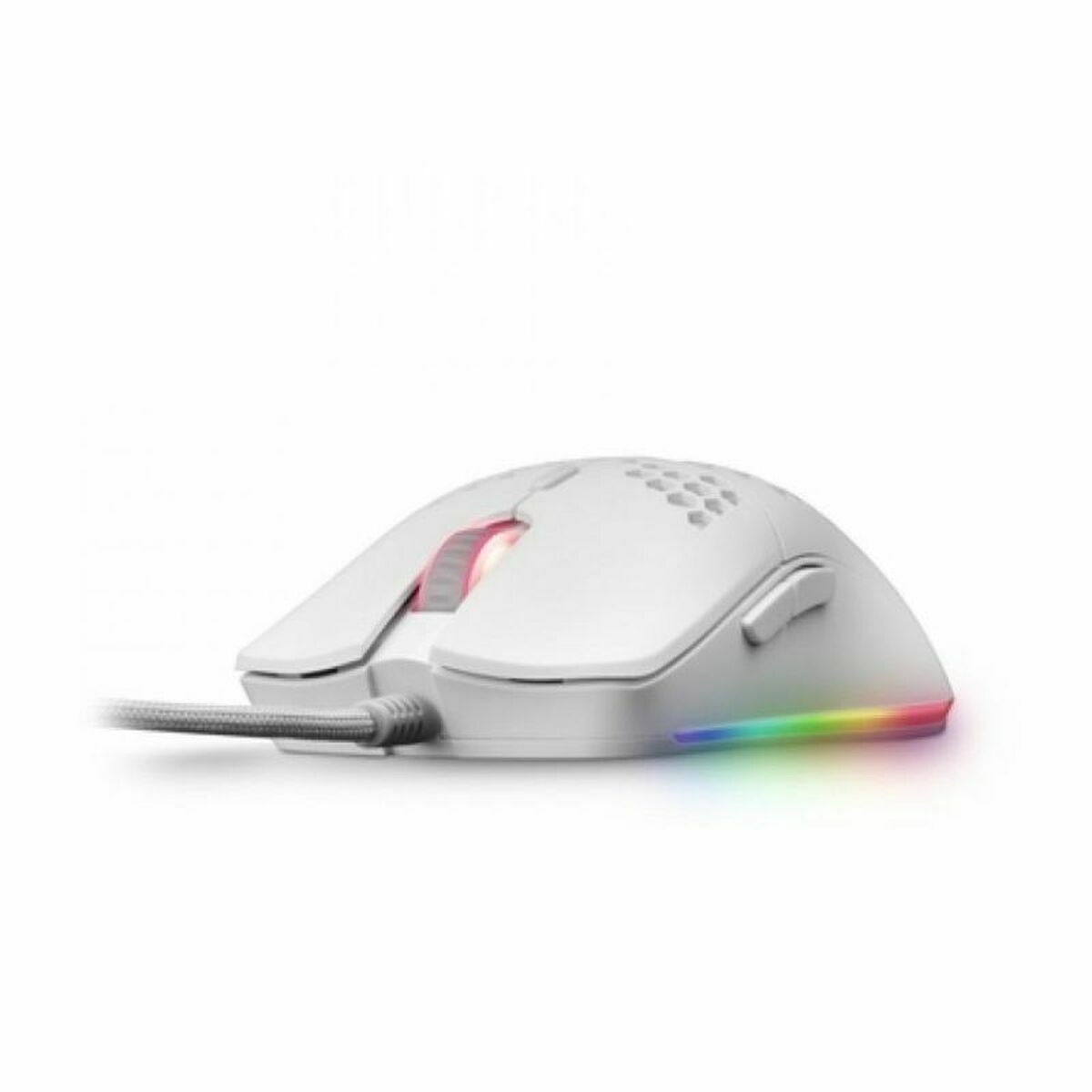 Spelmus med LED Mars Gaming Vit 12400 dpi (Renoverade A) - 2