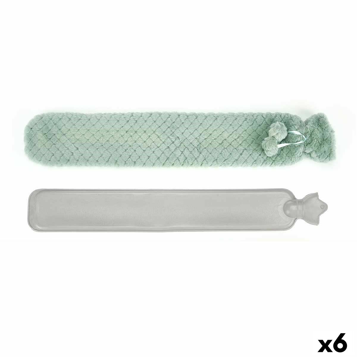 Varmvattenflaska Gift Decor Grön Plast 2 L (6 antal)