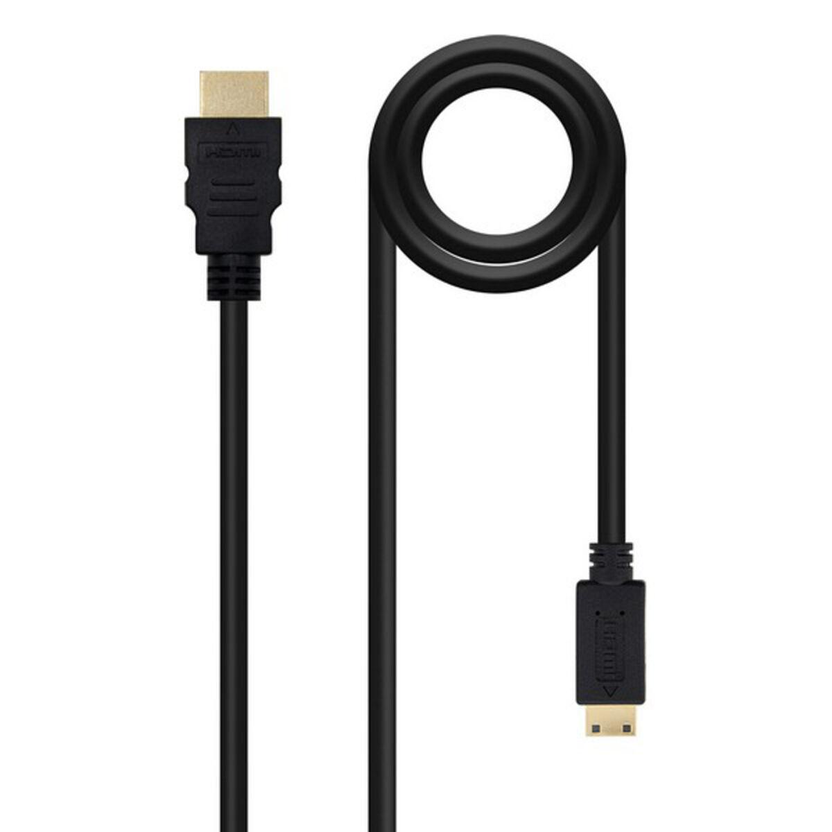 Kabel HDMI till Mini-HDMI NANOCABLE 10.15.0902 1,8 m Svart 1,8 m - 3