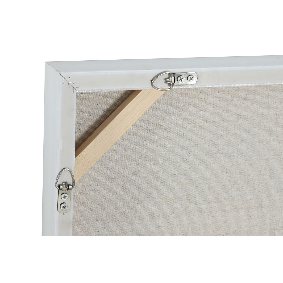 Tavla Home ESPRIT Vit Beige polystyren Kanvas Abstrakt Urban 82 x 4 x 81,5 cm (2 antal) - 4