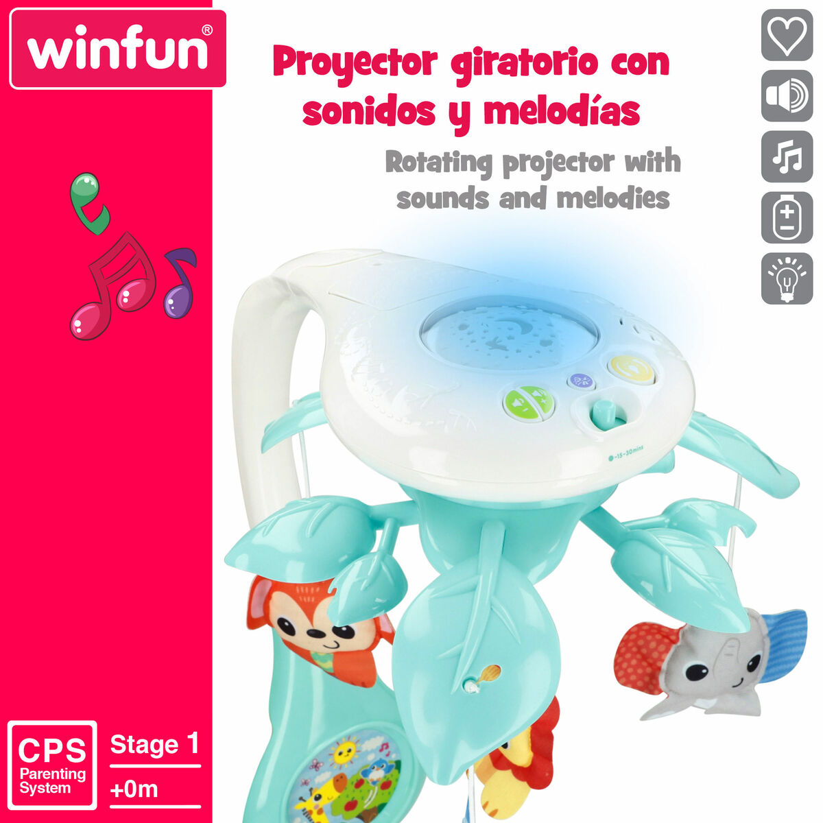 Belysning dekoration Winfun Plast 31 x 55 x 40 cm (2 antal) - 3