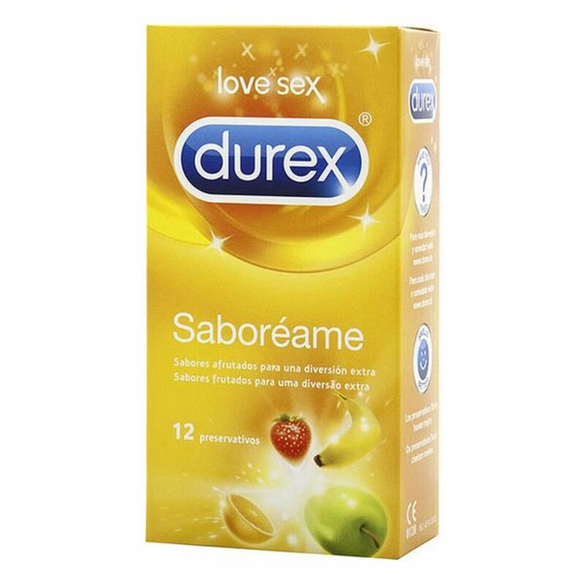 Kondomer Durex Saboréame 12 Delar 12 antal