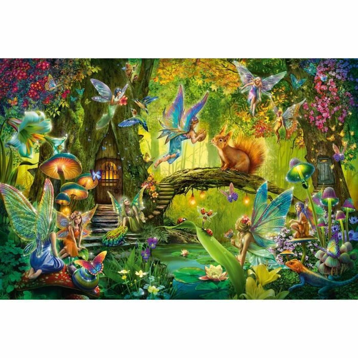 Pussel Schmidt Spiele Fairies in the Forest 200 Delar - 3