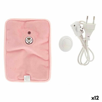 Elektrisk varmvattenflaska Gift Decor Rosa Plast 380 W Sammet Händer (12 antal)