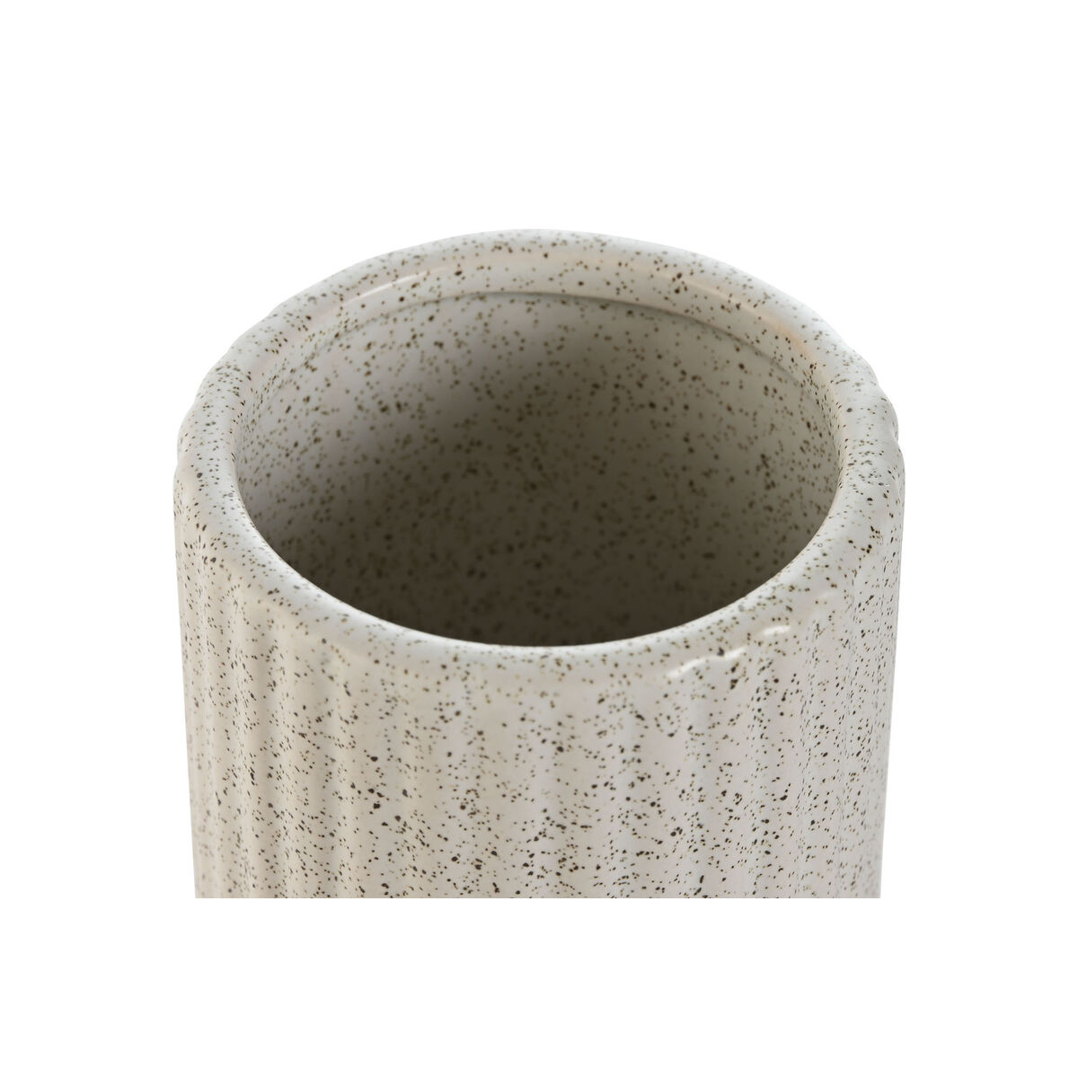 Glas Home ESPRIT Beige Gyllene Stengods 7 x 7 x 10,5 cm - 2