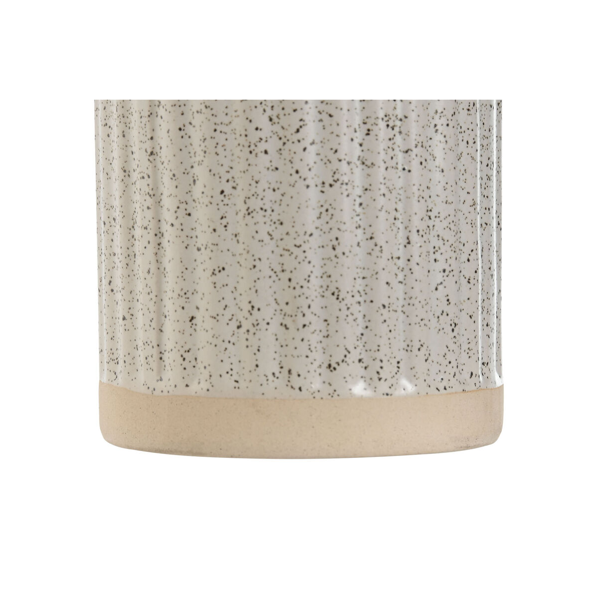 Glas Home ESPRIT Beige Gyllene Stengods 7 x 7 x 10,5 cm - 3