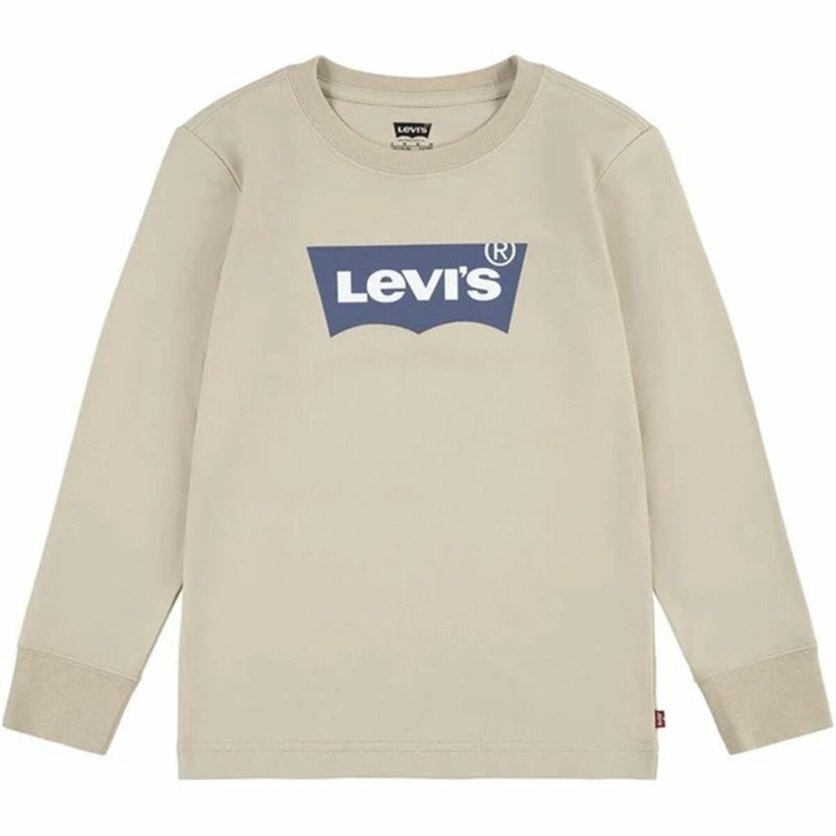 T-shirt med lång ärm Barn Levi's Lvb L/S Batwing Beige
