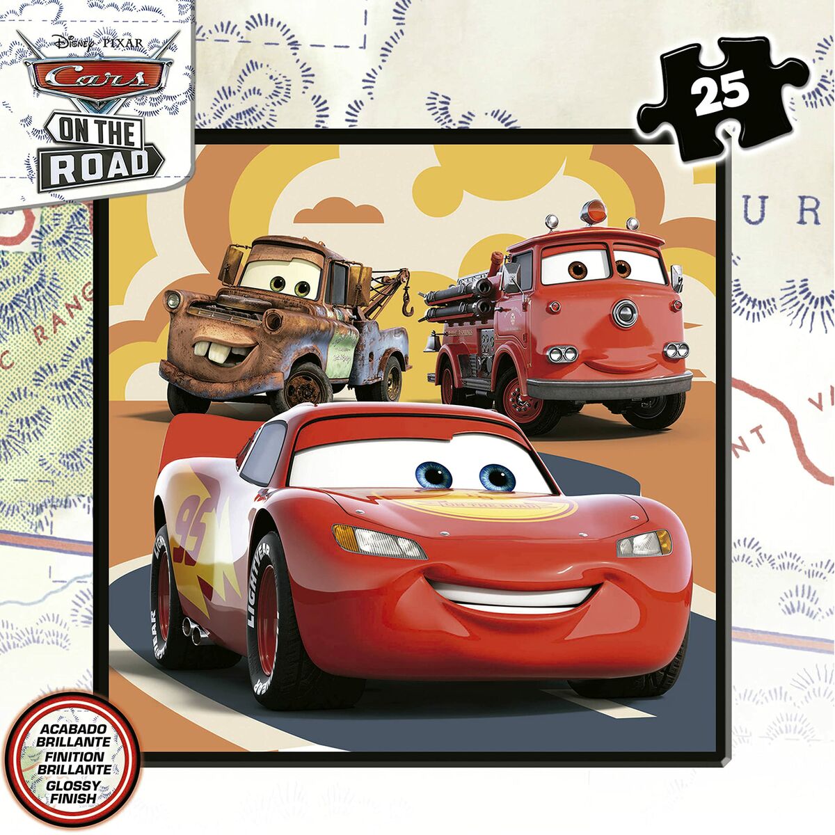 Set 4 pussel Cars On the Road 73 Delar - 2