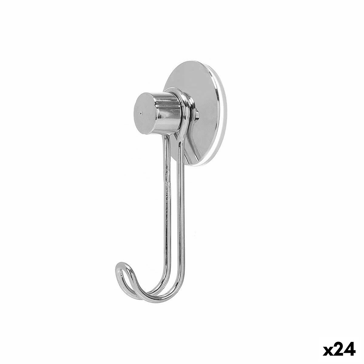 Upphängningskrok Berilo Metall Stål ABS 6 x 13 x 4 cm (24 antal)