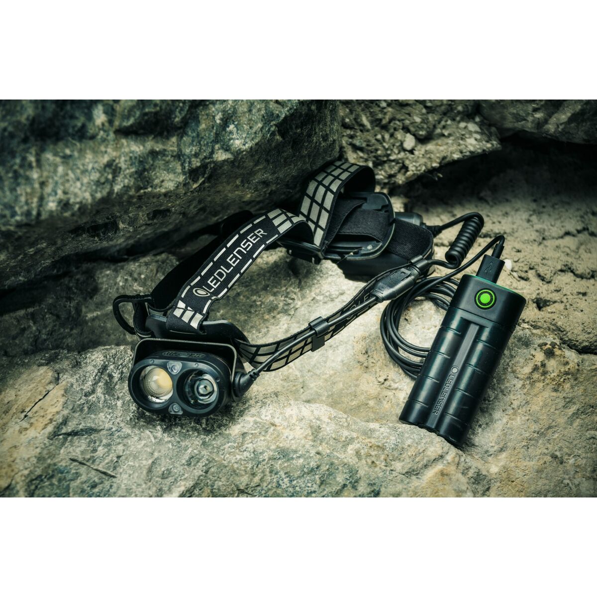 LED-lampa för huvudet Ledlenser H19R Svart 6000 K 80 200 Lm - 2