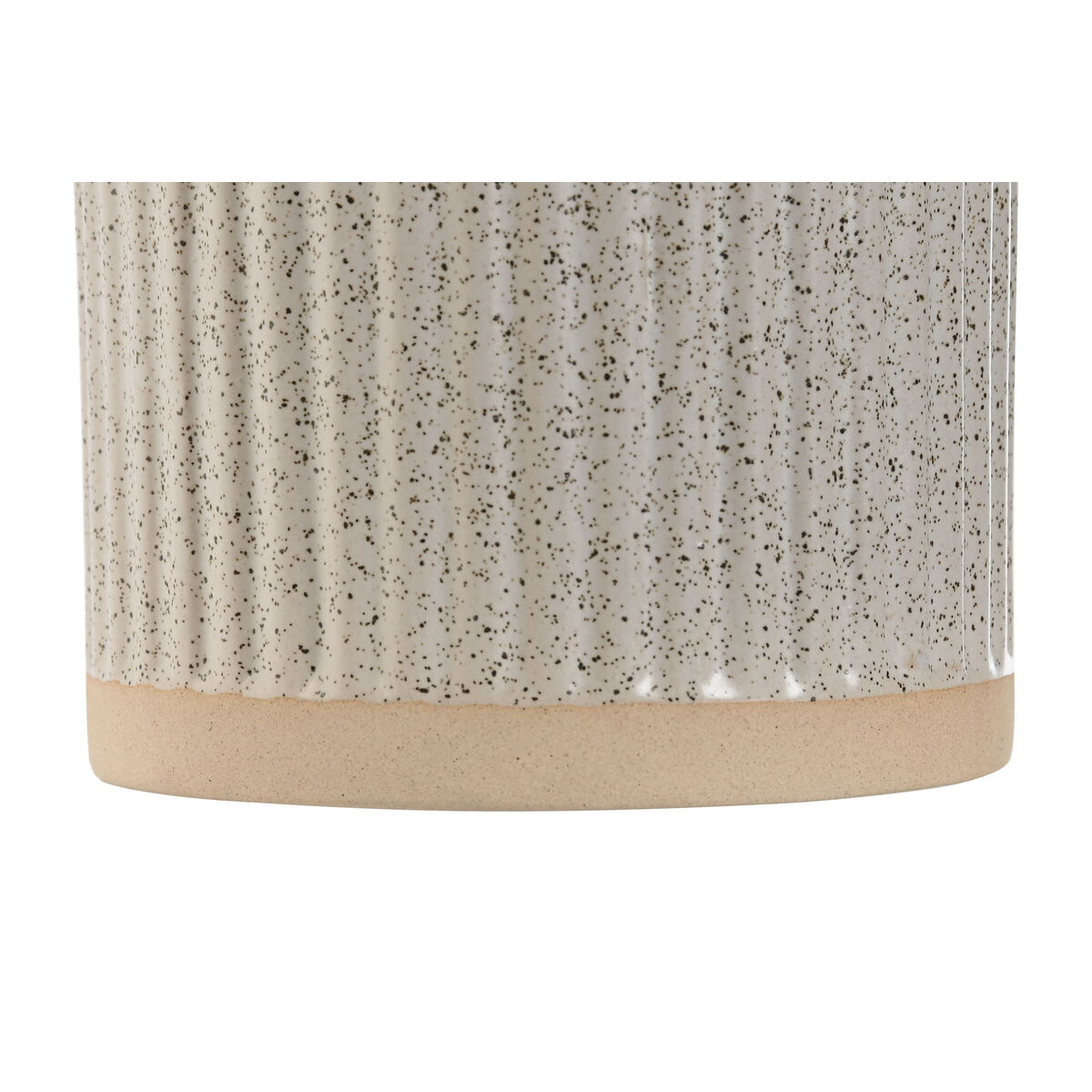Toalettborste Home ESPRIT Beige Gyllene Stengods 10,5 x 10,5 x 37,5 cm - 3