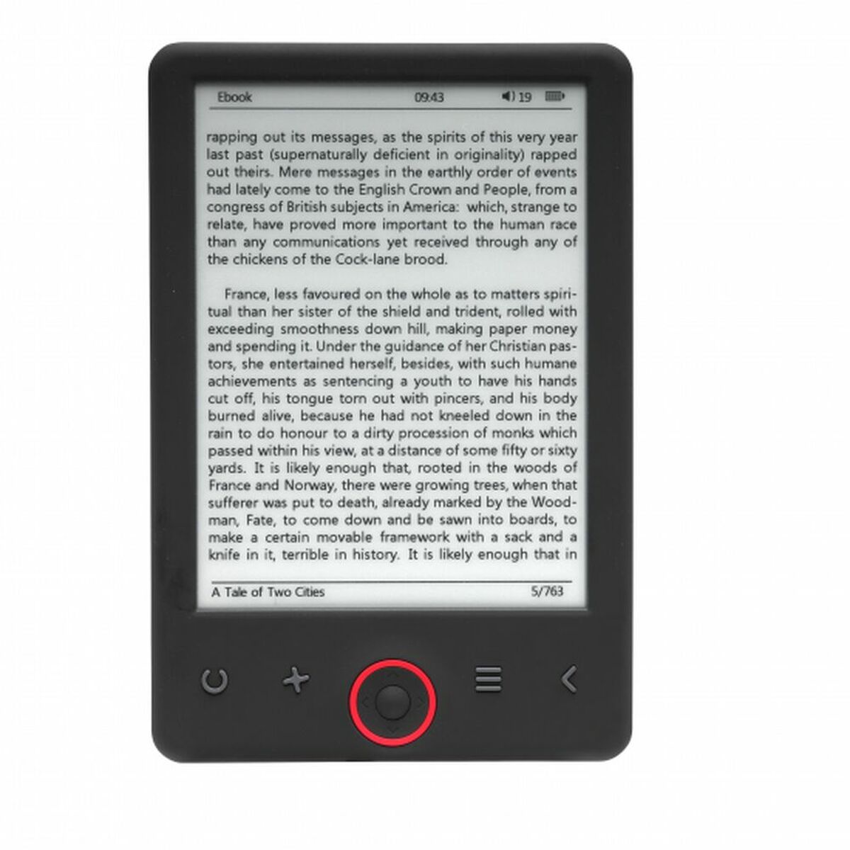 e-bok Denver Electronics 635L 4GB Svart 6"