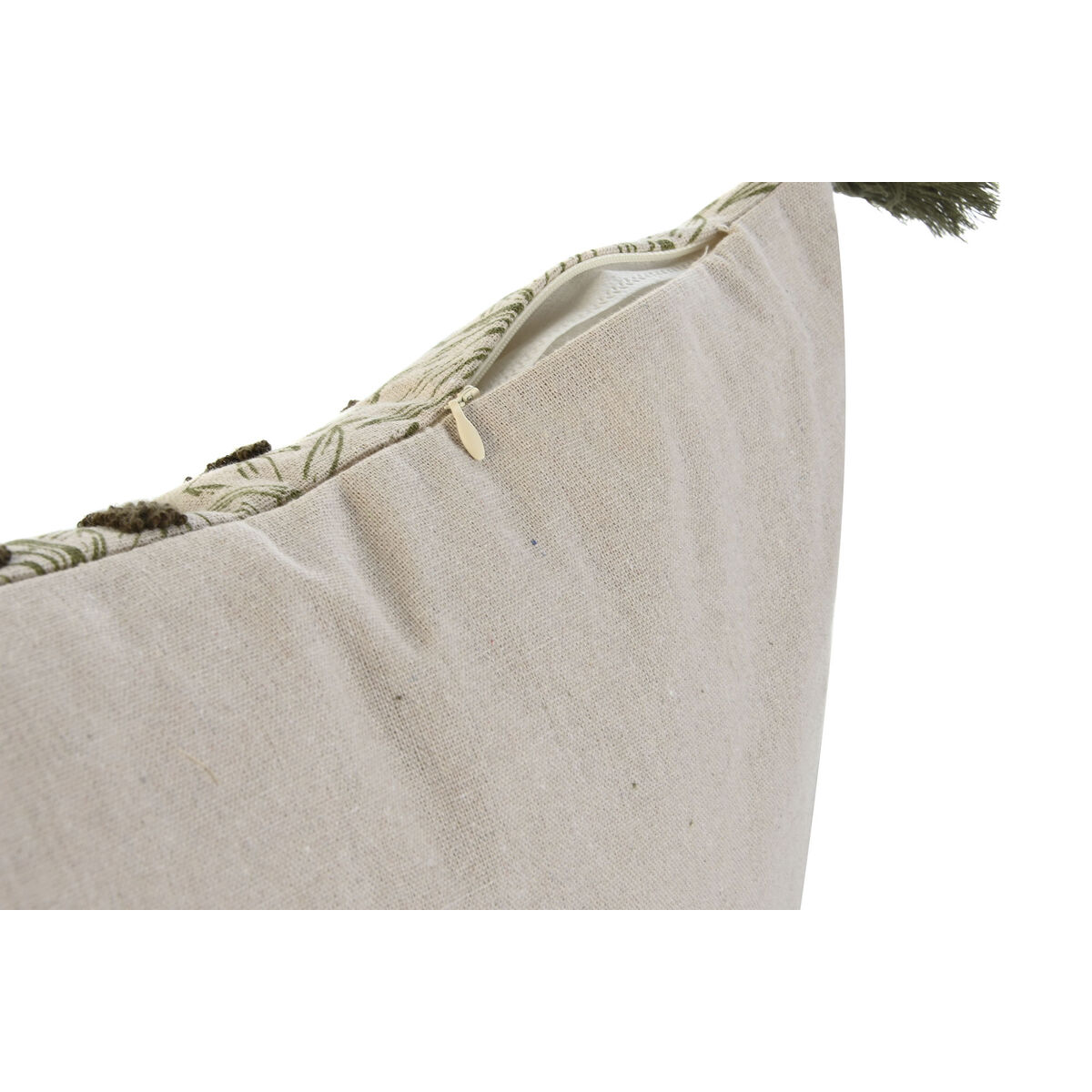 Kudde Home ESPRIT Grön Beige Palmer Boho 45 x 5 x 45 cm - 3