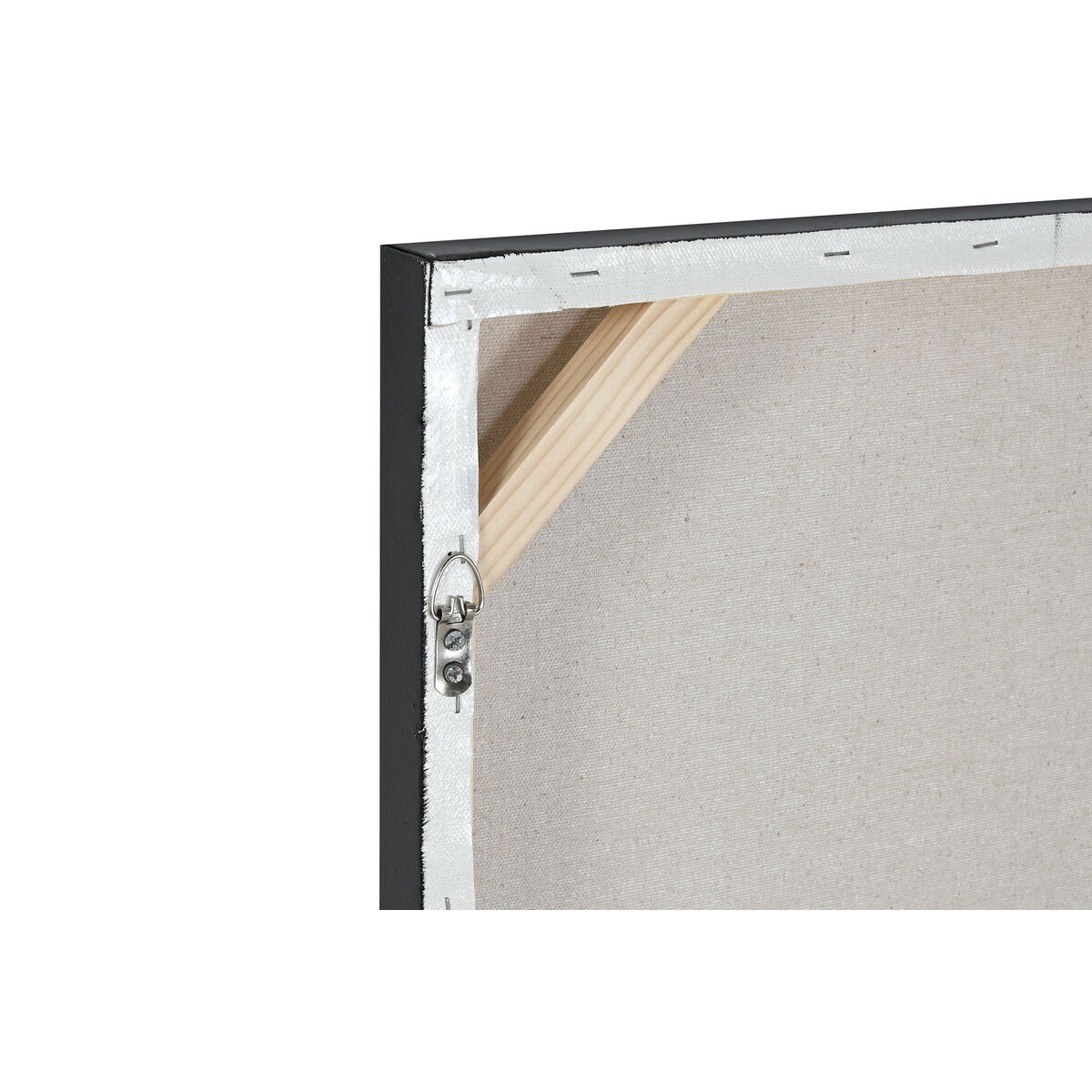 Tavla Home ESPRIT Svart Kanvas Trä MDF Kvinna Modern 120 x 4 x 90 cm (2 antal) - 4