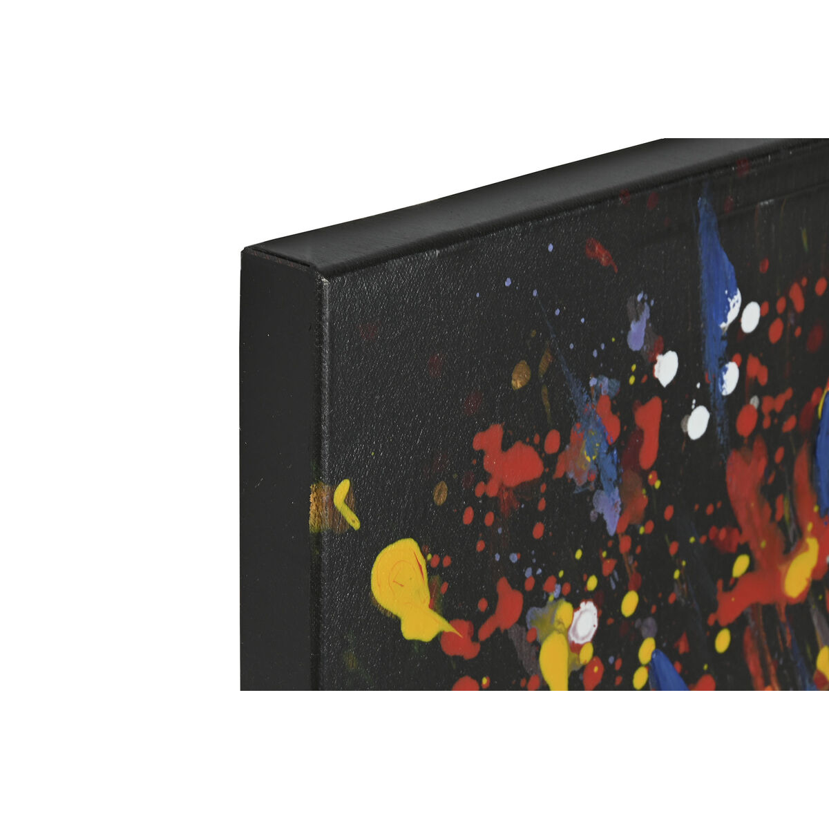 Tavla Home ESPRIT Svart Kanvas Trä MDF Kvinna Modern 120 x 4 x 90 cm (2 antal) - 2