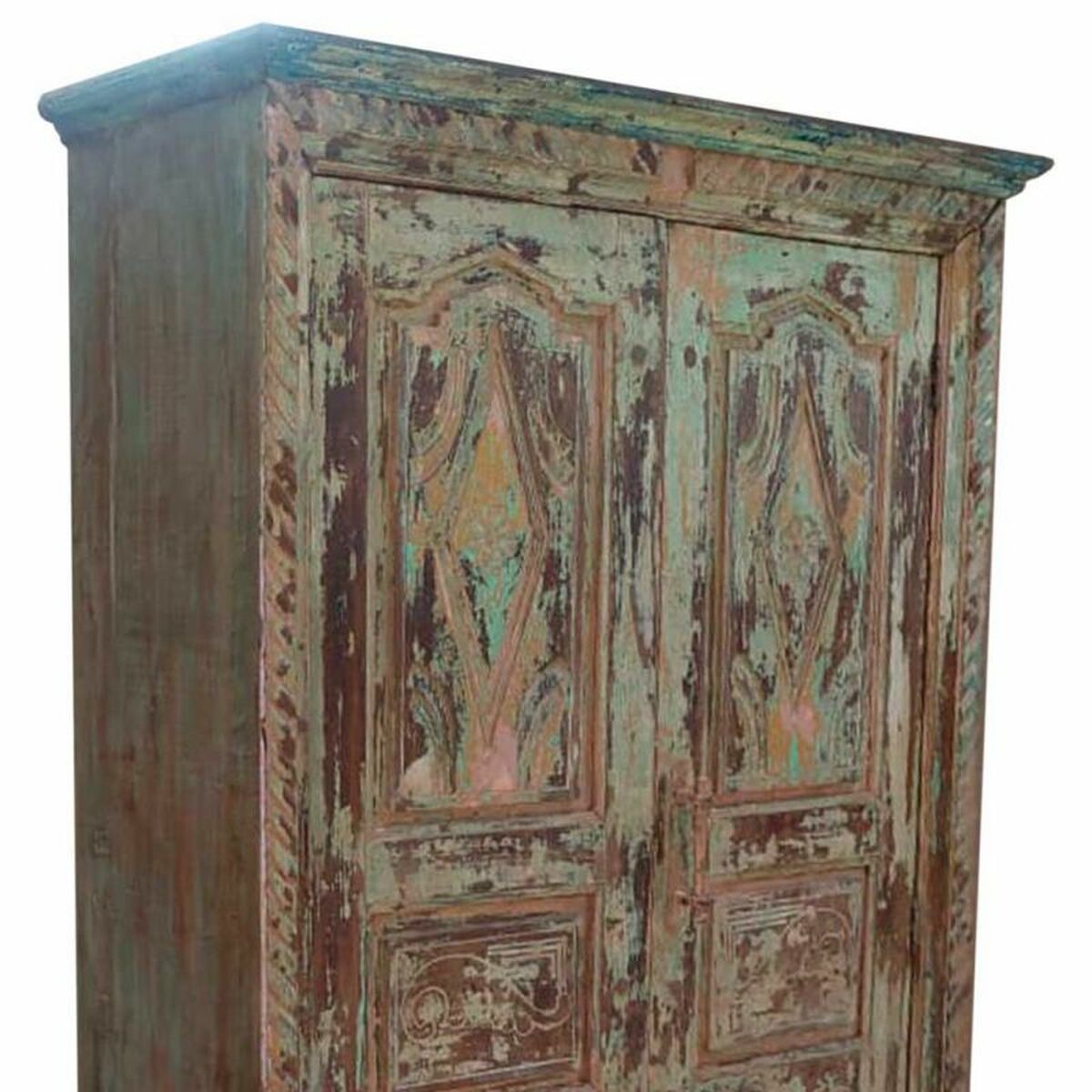 Skåp Alexandra House Living Brun Återvunnet Trä 45 x 204 x 127 cm - 5