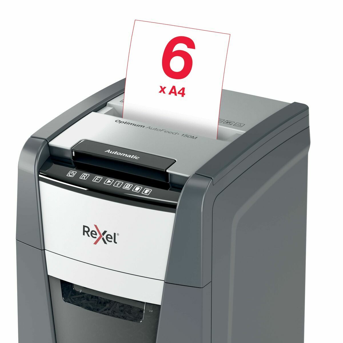 Dokumentförstörare Mikroskärande Rexel Optimum AutoFeed 150M - 6