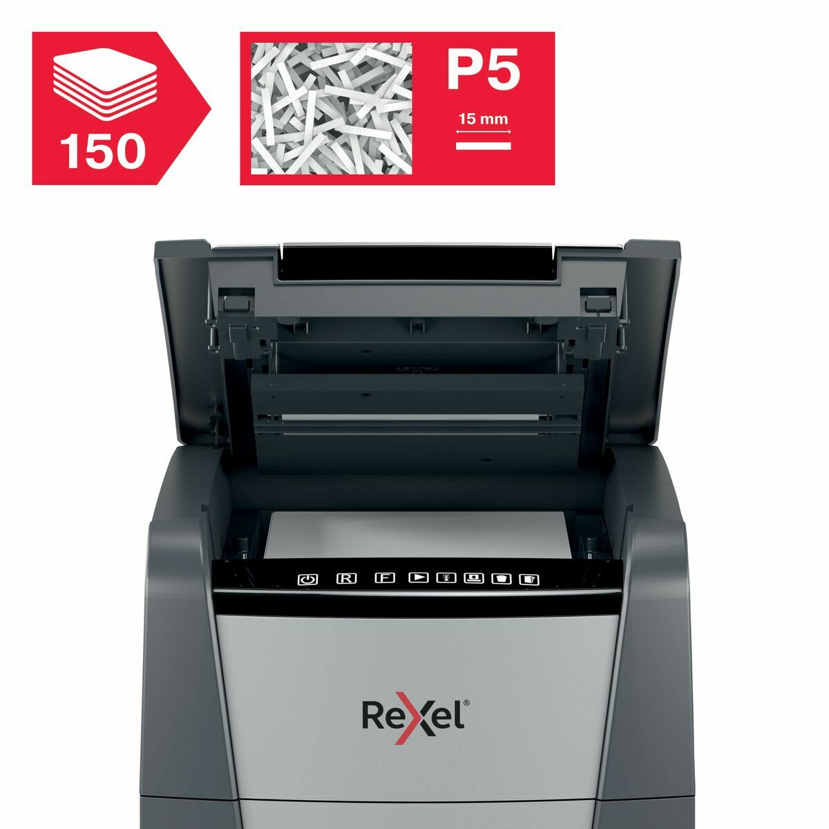 Dokumentförstörare Mikroskärande Rexel Optimum AutoFeed 150M - 5