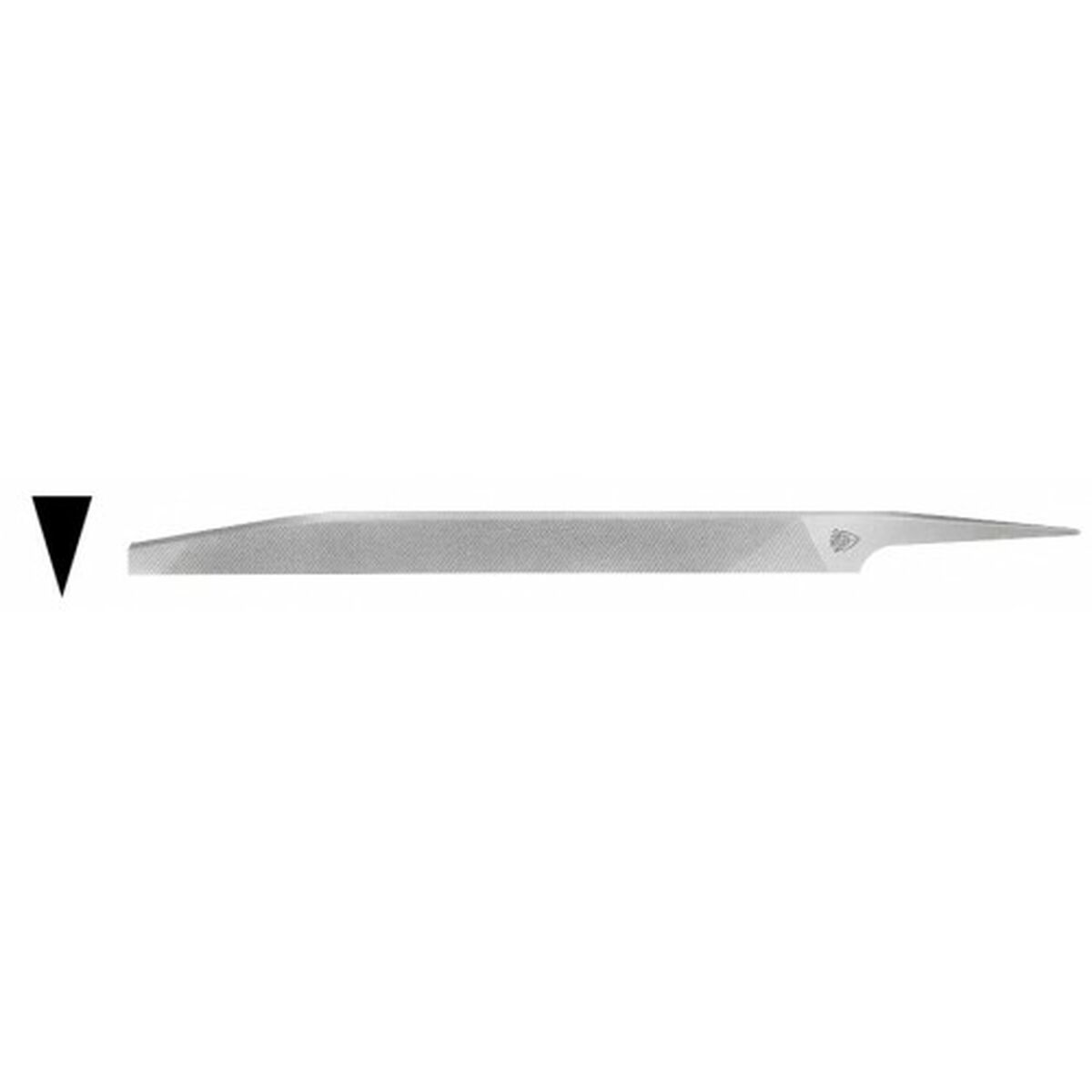 Platt fil ERIZO 10" Smal Triangulär Kniv