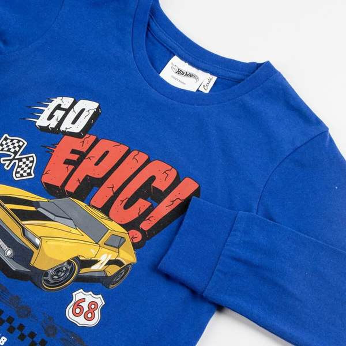 Pyjamas Barn Hot Wheels Blå 8 år - 3