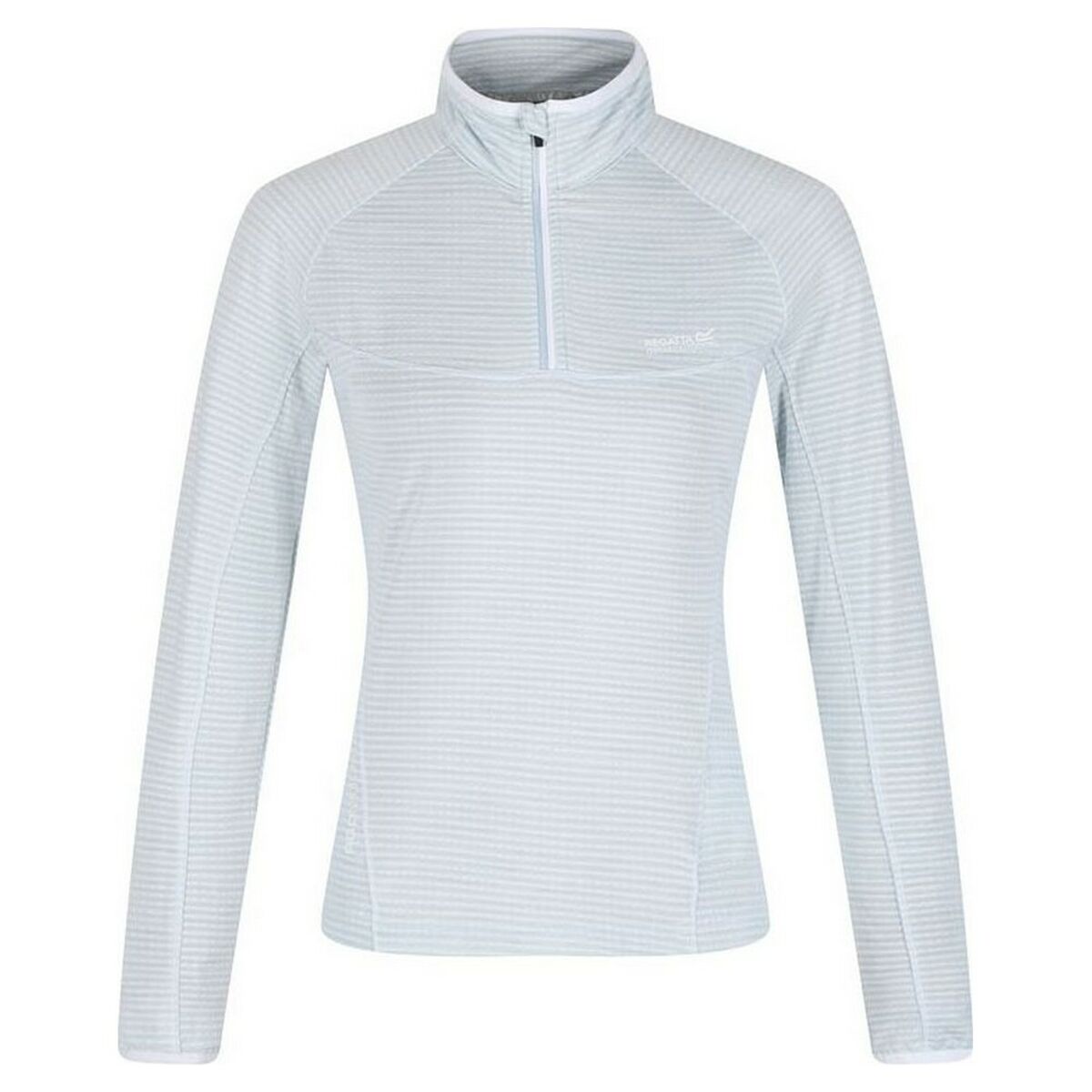 T-shirt med kortärm Dam Regatta Yonder Half-Zip Vit - 4