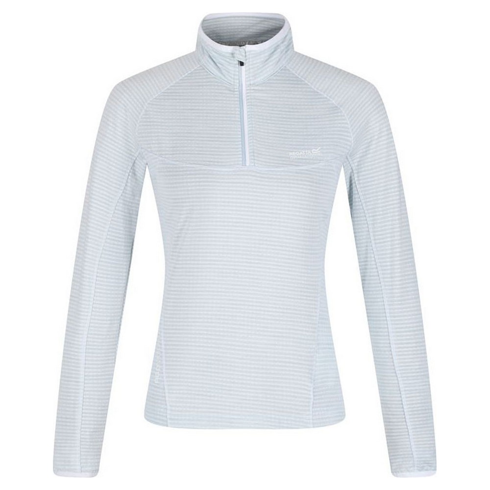 T-shirt med kortärm Dam Regatta Yonder Half-Zip Vit
