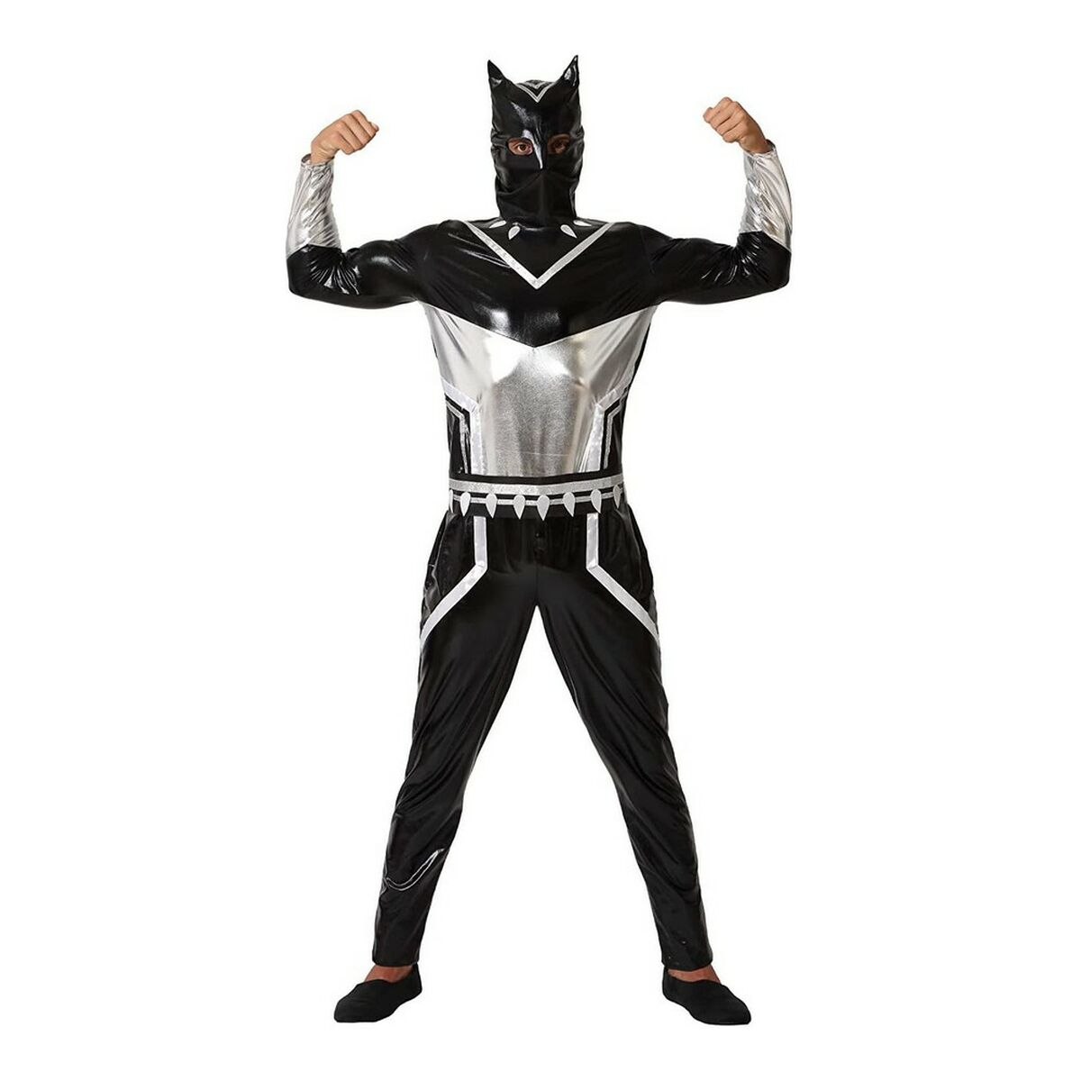 Maskeraddräkt vuxna Black Panther Svart Superhjälte - 3