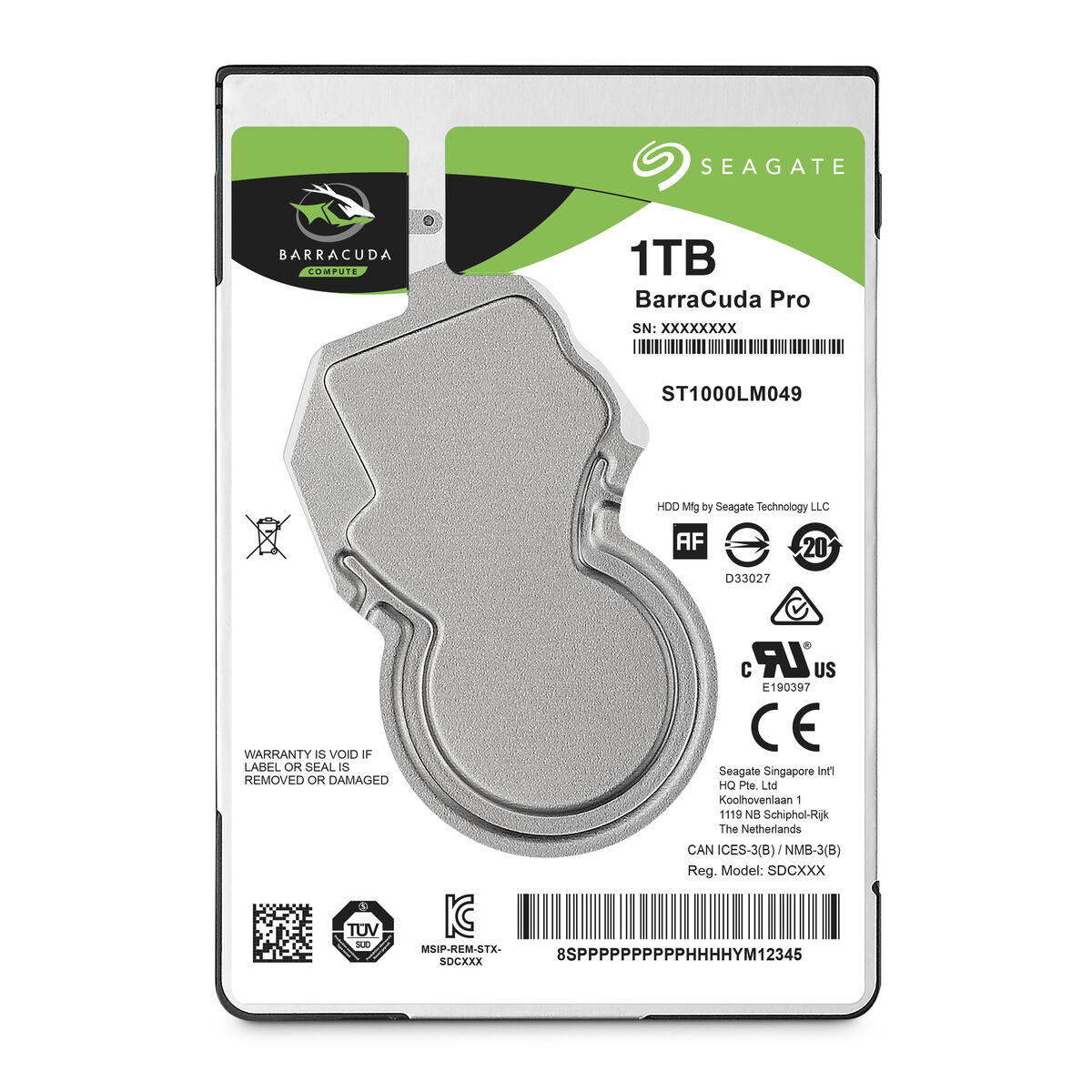 Hårddisk Seagate ST1000LM049 1 TB SATA6 128 MB 2,5" 1 TB HDD - 4