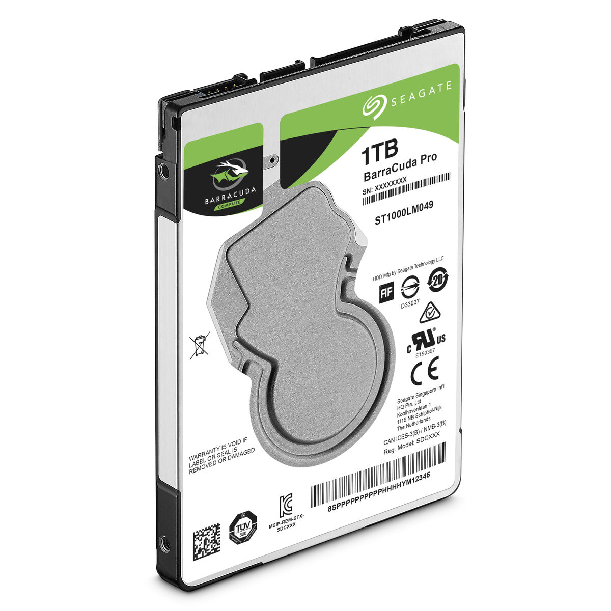 Hårddisk Seagate ST1000LM049 1 TB SATA6 128 MB 2,5" 1 TB HDD - 5