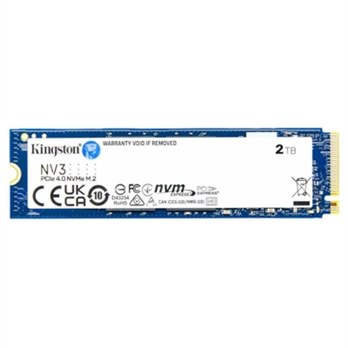 Hårddisk Kingston SNV3S/2000G 2 TB 2 TB SSD