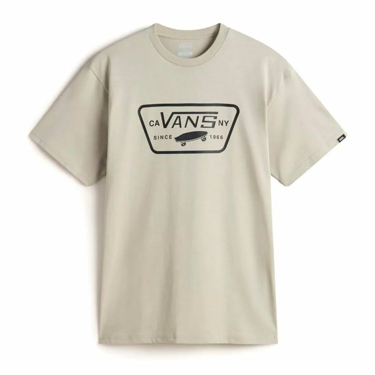 T-shirt med kortärm Herr Vans Full Patch London Fog Beige