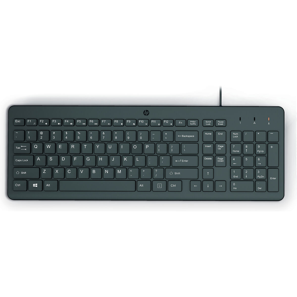 Tangentbord HP 150 Svart Qwerty Spanska