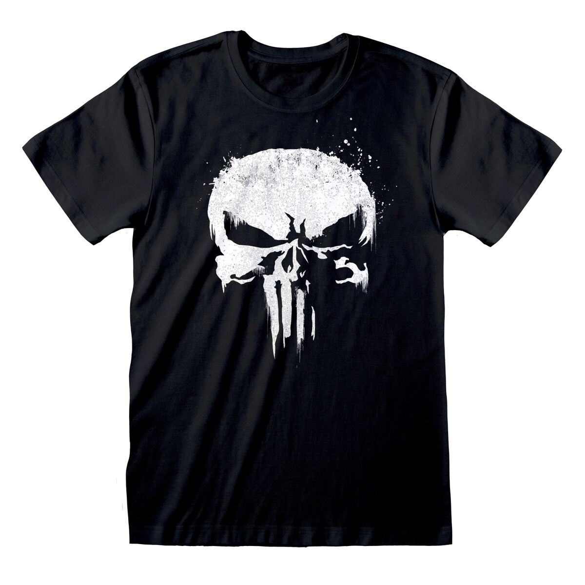 T-shirt med kortärm Marvel Logo Svart Unisex - 3