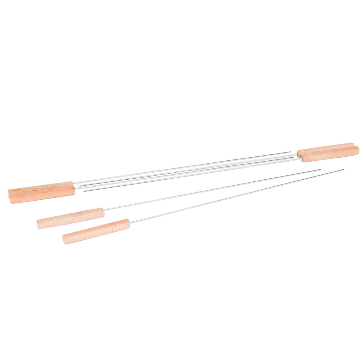 Set med grillspett för barbecue Barbacoa Rostfritt stål 40 x 0,5 x 0,5 cm - 2
