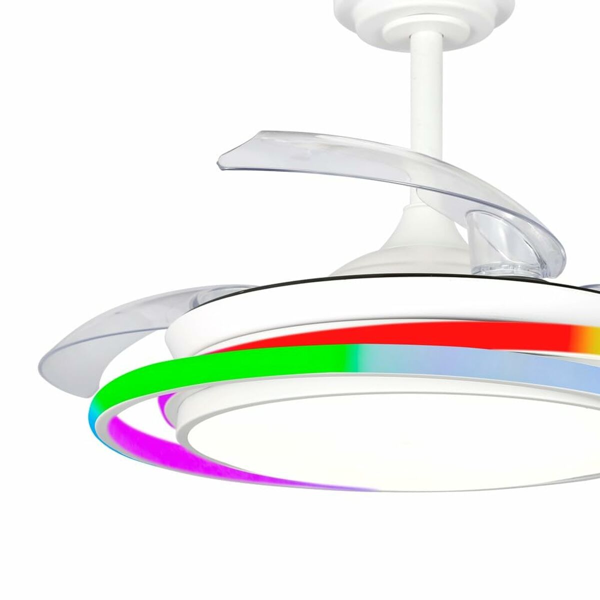 Takfläkt CristalRecord ANTILA MINI RGB WH RETRAC Vit - 2