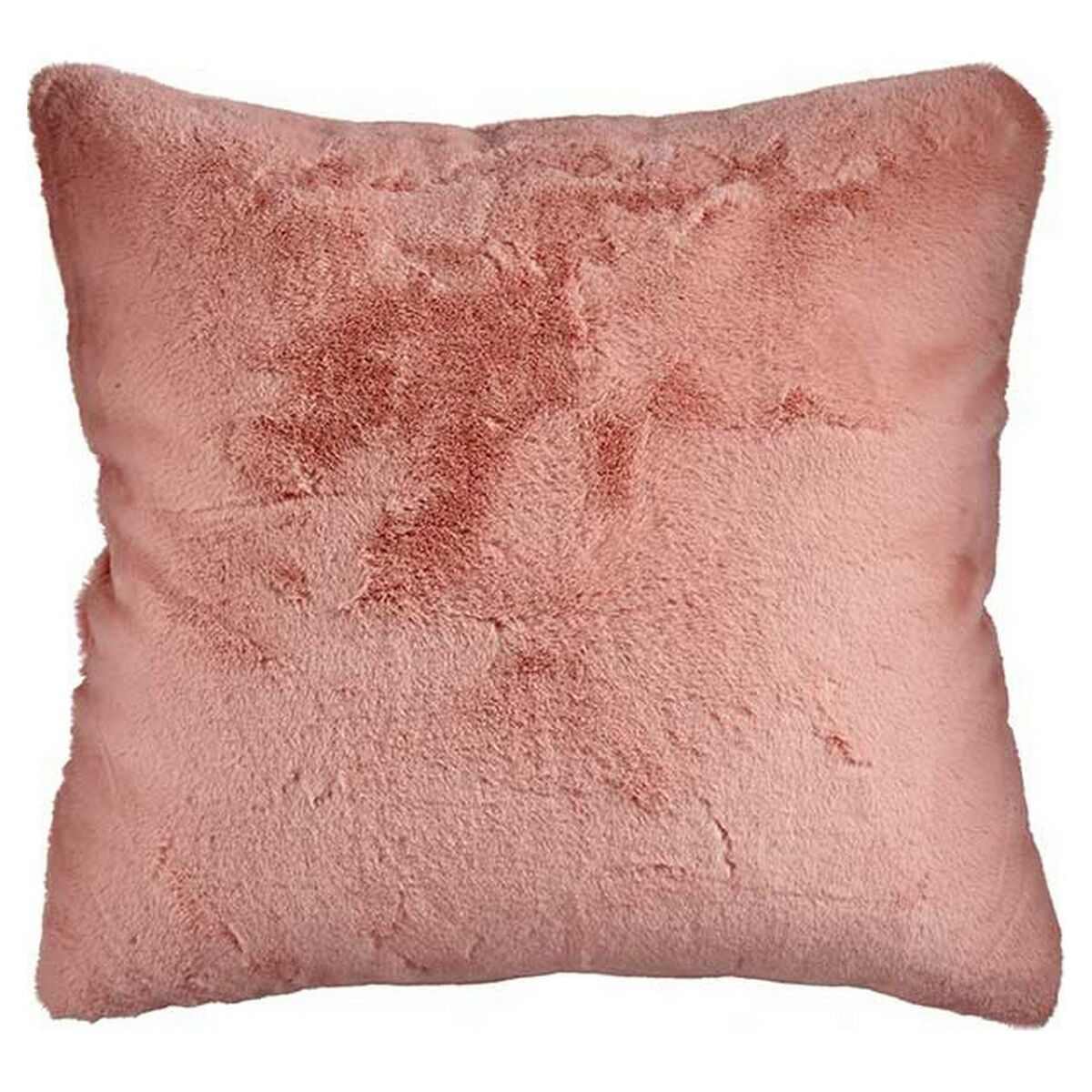Kudde Med hår Rosa Syntetiskt läder (60 x 2 x 60 cm) - 2