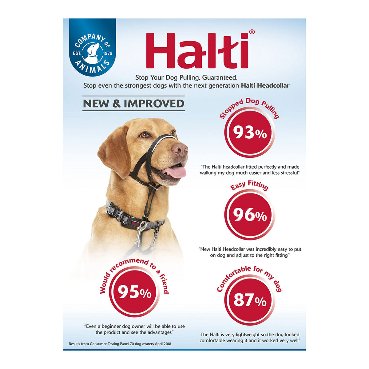 Hund utbildning kragar Company of Animals Halti Svart Munkorg (29-36 cm) - 10