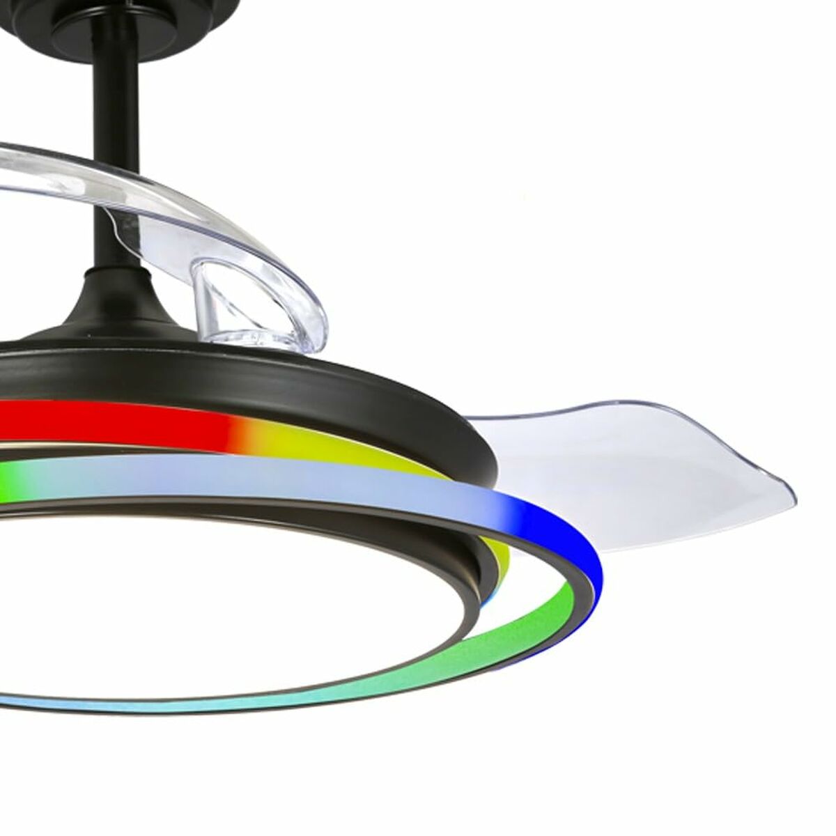 Takfläkt CristalRecord ANTILA MINI RGB BK RETRAC Svart - 2