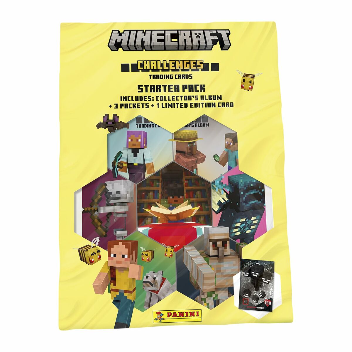 Klistermärkespaket Panini Minecraft TC 4 - 3