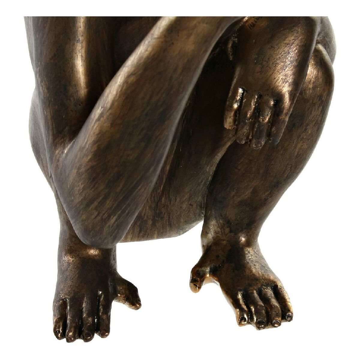 Prydnadsfigur DKD Home Decor MONKEY Gyllene Harts (Renoverade A) - 3