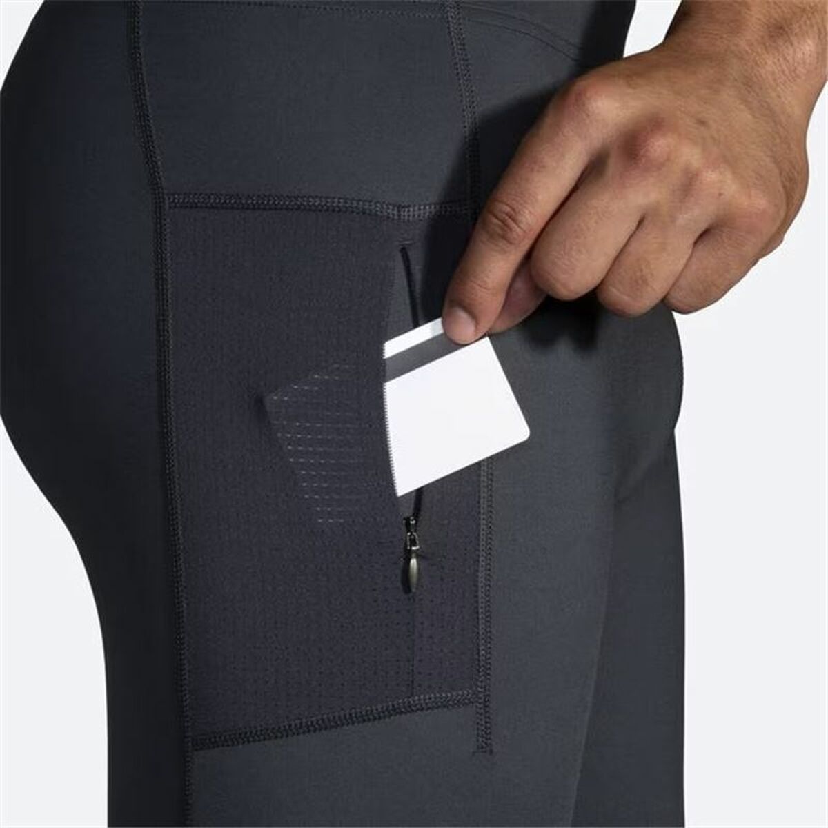 Sportleggings, Herr Brooks Running Source Svart - 5