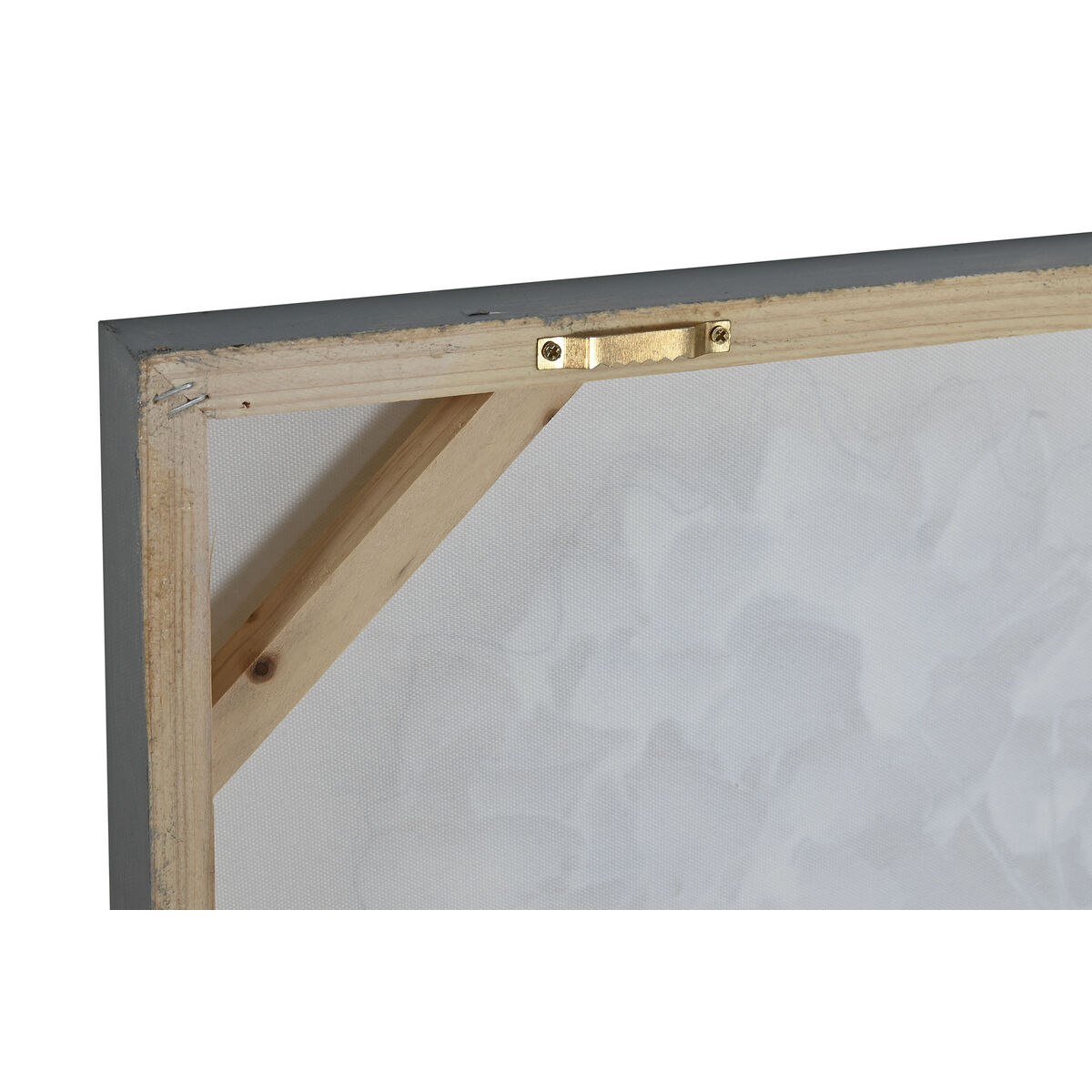 Tavla Home ESPRIT Gyllene Kanvas Trä MDF Träd Traditionell 80 x 3 x 80 cm (2 antal) - 4