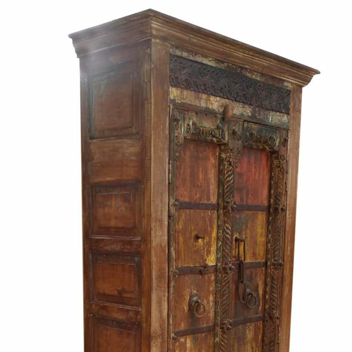 Skåp Alexandra House Living Brun Återvunnet Trä 45 x 225 x 105 cm - 5
