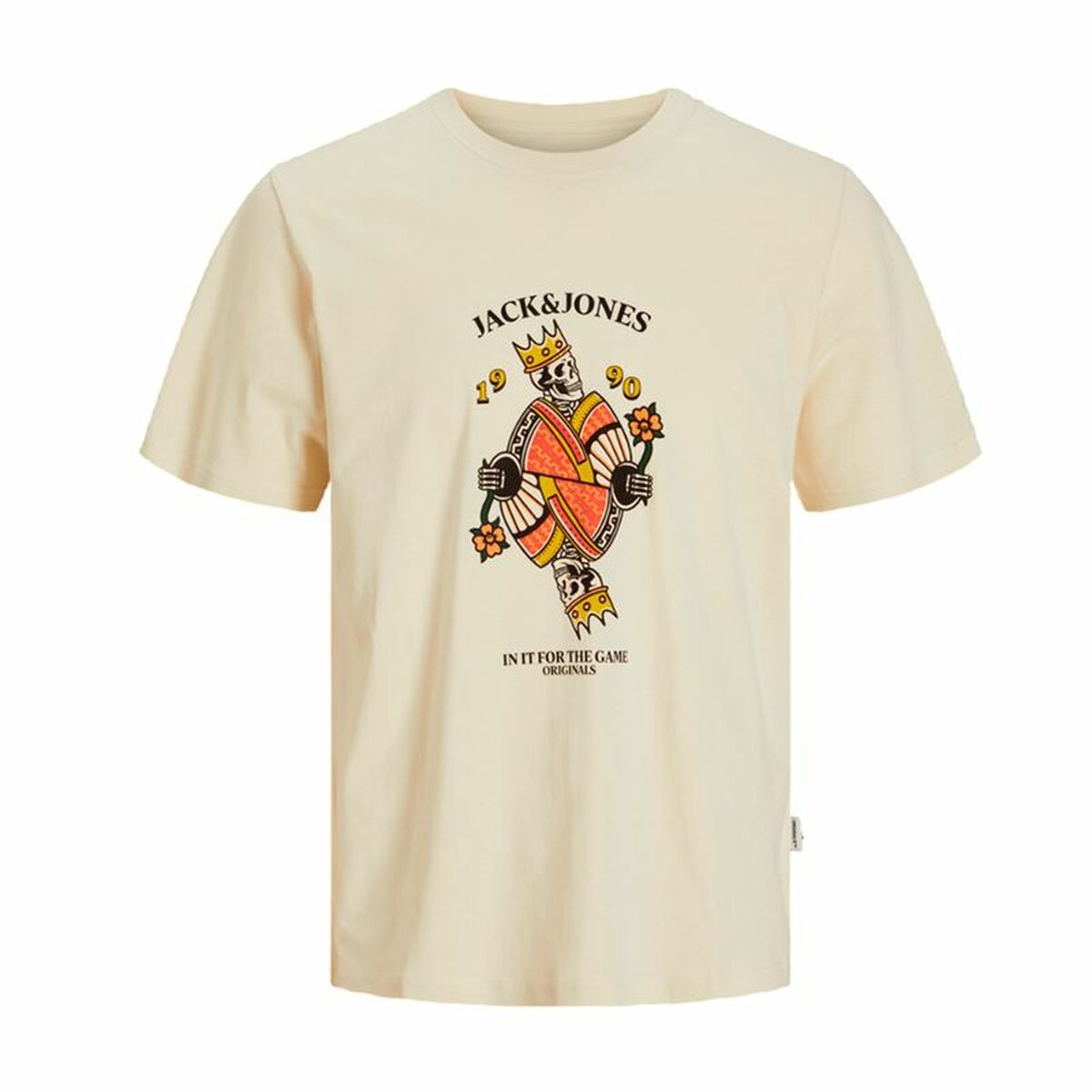 Barn T-shirt med kortärm Jack & Jones Joranatomy Skull Ss Crew Neck