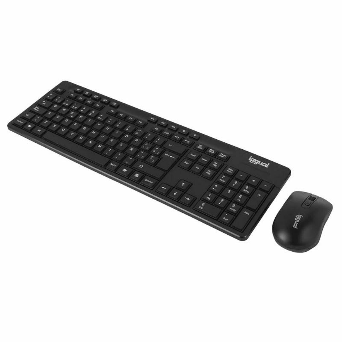 Tangentbord och Mus iggual WMK-BUSINESS2 Svart Qwerty Spanska - 2