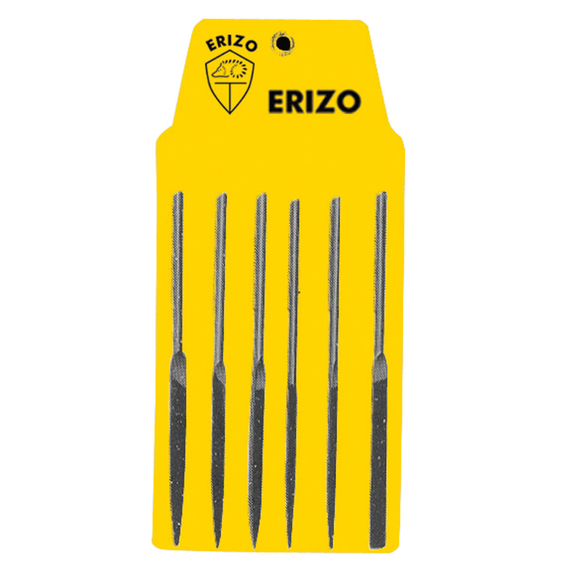 Filuppsättning ERIZO Entrefina (limaböna) Platt Triangulär Rund Fyrkantig Nålfil 6 Delar - 2