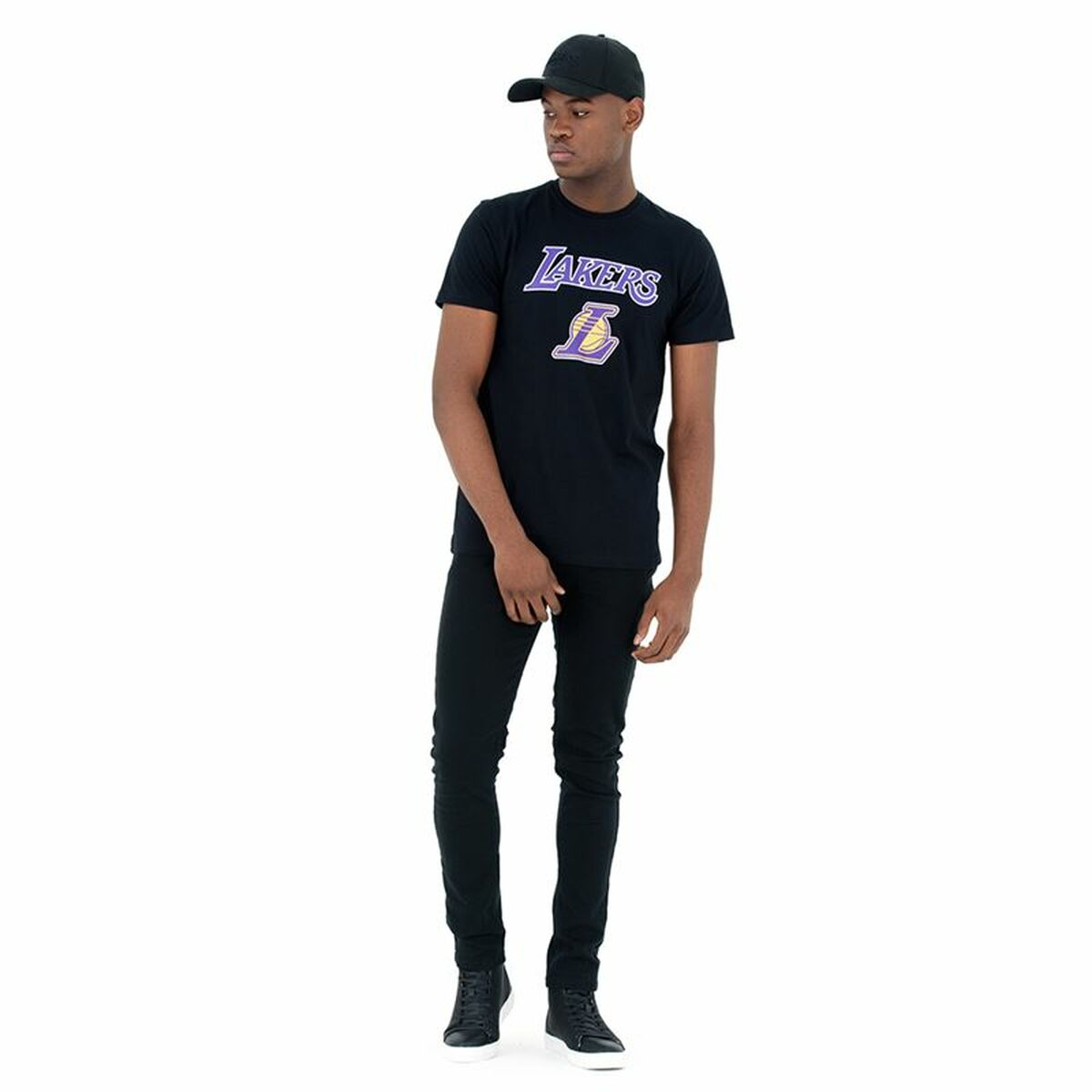 T-shirt med kortärm Herr New Era 11530752 Svart - 5